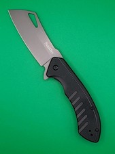 Smith's Rally Knife Cleaver 51138 Gray Blade Black G10 Handle New picture
