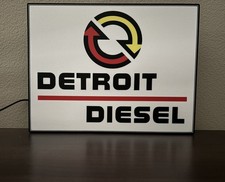 Lighted Detroit Diesel Sign picture