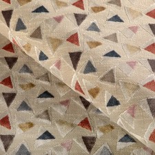 Kravet Modern Triangle Cut Velvet Fabric- Trio Tango / Mirage 1.85 yds 36887.516 picture