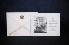 1942 Roosevelt FDR White House Christmas card, WITH envelope - SCARCE picture