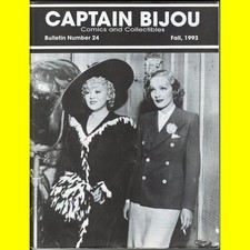 CAPTAIN BIJOU comics & collectibles #24 1993 MAE WEST MARLENE DIETRICH magazine picture