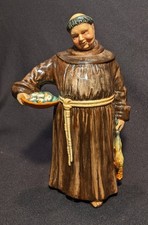 Vintage Royal Doulton The Jovial Monk Figurine HN2144 Monk Fish Pheasant England picture