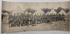 Orig 1911 Iowa National Guard Panoramic Photo Camp Dodge Krag Rifles picture