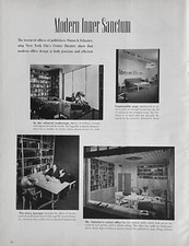 Terraced Offices Of Publishers Simon & Schuster Atop Center Theater 1941 NY picture