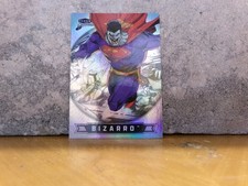 VERY COOL HISTORY OF SUPERMAN CHROME FOIL TRADING CARD BIZARRO picture