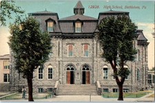 Vintage Postcard 1907-1915 Franklin High School, Bethlehem, Pennsylvania (PA) picture