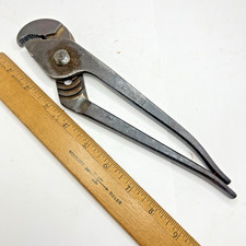 Vintage Channellock Champion DeArment No.410 Slip Joint Parrot Nose Pliers (USA) picture