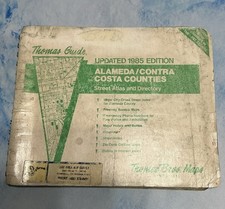 Vintage  1984 Thomas Guide Alameda, Contra Costa Counties picture