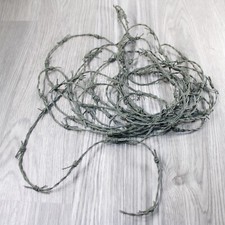 10 Yards of Leather Barbed Wire Gray Color  #1050 picture
