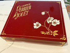 Vintage Perrier Jouet Champagne Flutes, bottle and gift Box picture