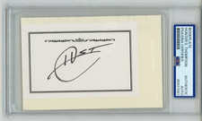 Hunter S. Thompson ~ Signed Autographed Bookplate Signature ~ PSA DNA Encased picture