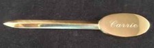 Genuine Solid Brass Letter Opener 6