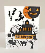 Hand Designed Halloween Blank Greeting Cards w/Envelopes Pack of 6, New picture