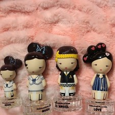 Lot of 4 Gwen Stefani's Harajuku Lovers Lil' Angel & Music Doll Perfume Bottles  picture