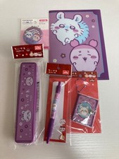 Chiikawa Momonga & Kani-chan Stationery Set Pencil Case Clear File New Japan picture