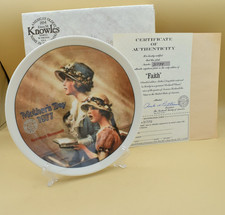 Knowles Collectors Plate Mothers Day 1977 