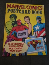 1978 Marvel Comics Postcard Book with 32 Detachable Cards in Excellent Condition picture