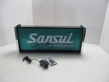 Sansui High Fidelity TealLED Display lighted sign lightbox Wall Hanging Light picture