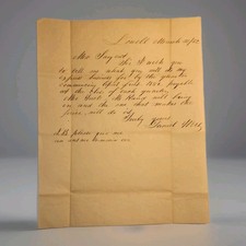 1852 Boston & Lowell Railroad MA Express Letter Sargent, Tuck, Rand, Daniel West picture