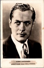RPPC Robert Montgomery Greetings From Hollywood Postcard 1933 Los Angeles picture
