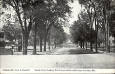 Gorham ME South Street Geo. S. Burnell c1900s-10s Vintage Postcard picture