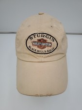 Harley-Davidson 2010 Cap Hat Tan Sturgis Black Hills Rally Logo 70th Anniversary picture