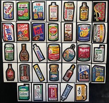 1973 Topps Wacky Packages Original Series 2 White Tan Back Stickers YOUR CHOICE picture