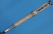 Artisan Jr. Statesman II Rollerball Pen in Palladium & 22kt Gold  + Awabi Shell picture