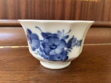 B&G Denmark Vintage Blue White Porcelain Open Sugar Bowl picture