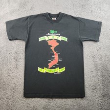 30th Anniversary of the TET Offensive Vintage Vietnam Shirt Men's Medium 1990's picture
