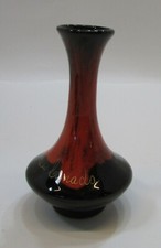 Vintage McMaster Pottery Orange Black Small 5