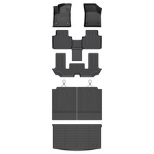 HAFIDI® Floor Mats & Cargo Liner Set Fit for 2018-2025 2026 VW Atlas (6 Pas picture