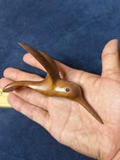 Hand Carved Wooden Hummingbird Handmade Folk Art (See Photos) picture