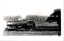 Truckee California Southern Pacific Railroad Engine 2248 RPPC Postcard 23748 picture