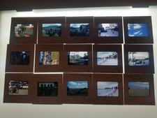 35 mm Kodachrome Slide Lot of 15 Korean War Soldiers in Hawaii Heading Home OOAK picture