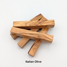 Olive Knife Scales, Pen Blanks, Project Lumber Craft Wood  - Various Sizes picture