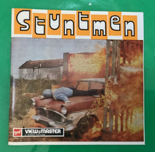 Rare 1973 GAF Viewmaster STUNTMEN D124 E packet w/3 Reels picture