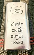 Rare - VIET CONG LIGHTER - DEFEAT AMERICAN ENEMY - Vietnam War - VC - NLF - NOS picture
