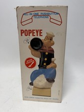 Vintage POPEYE the Sailor Corded Landline TelePhone 1982 Novelty With Box picture