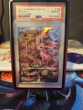 2024 POKEMON SIMPLIFIED CHINESE CS4a C #146 ESPEON V PSA 10 With Protective Case picture