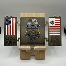CBP Seaport Operations ATCET Challenge Coin Folding Cargo Shipping Container picture