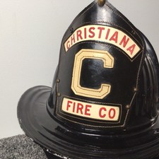 Vintage Cairns & Brother Aluminum  Fire Firefighter Helmet  picture