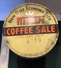 Vintage Nescafé Coffee Glass Jar picture
