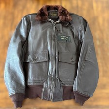 1950s KOREAN/Vietnam War US Navy G-1 Flight Jacket Cagleco MIL-J-7823 AER 42 picture