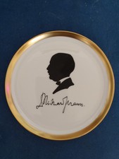 Strausse Classical Composer Silhouette Plate Furstenberg 1st Issue 1971 Germany picture