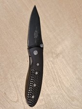 Vintage Microtech Lightfoot L.C.C D/A Carbon Fiber With Aluminum Bolsters picture