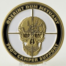 USAF 790th Missile Security Forces Camper Support F.E. Warren Challenge Coin picture