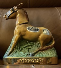 VINTAGE 1971 EZRA BROOKS MISSOURI MULE DECANTER picture