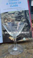 Andrea Doria recovered cocktail glass from the wreck rare steamship oceanliner picture