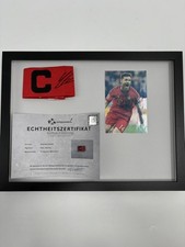 Captain's Armband Xabi Alonso Signed In Frame Bayern Munich Autograph COA picture